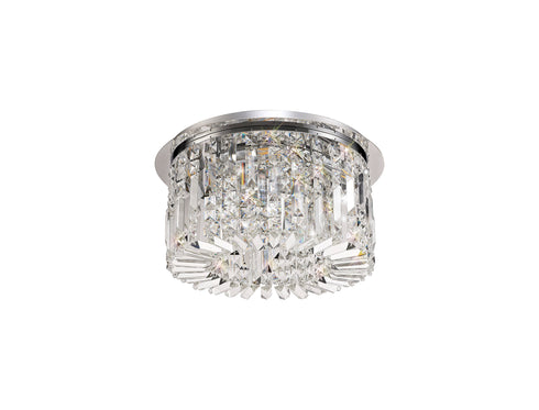 Zula Round Flush Chandelier 5 Light